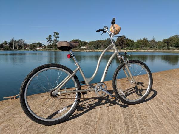 Womans beach cruiser bike similar-image